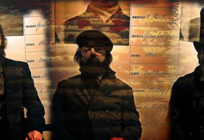 Actors in Victorian costume for Scotland Yard Investigates
