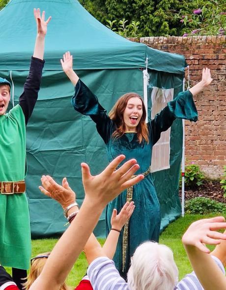 A performance of The Unusual Adventures of Robin Hood
