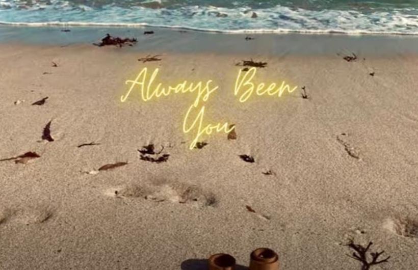Always Been You song cover with sandy beach in the background